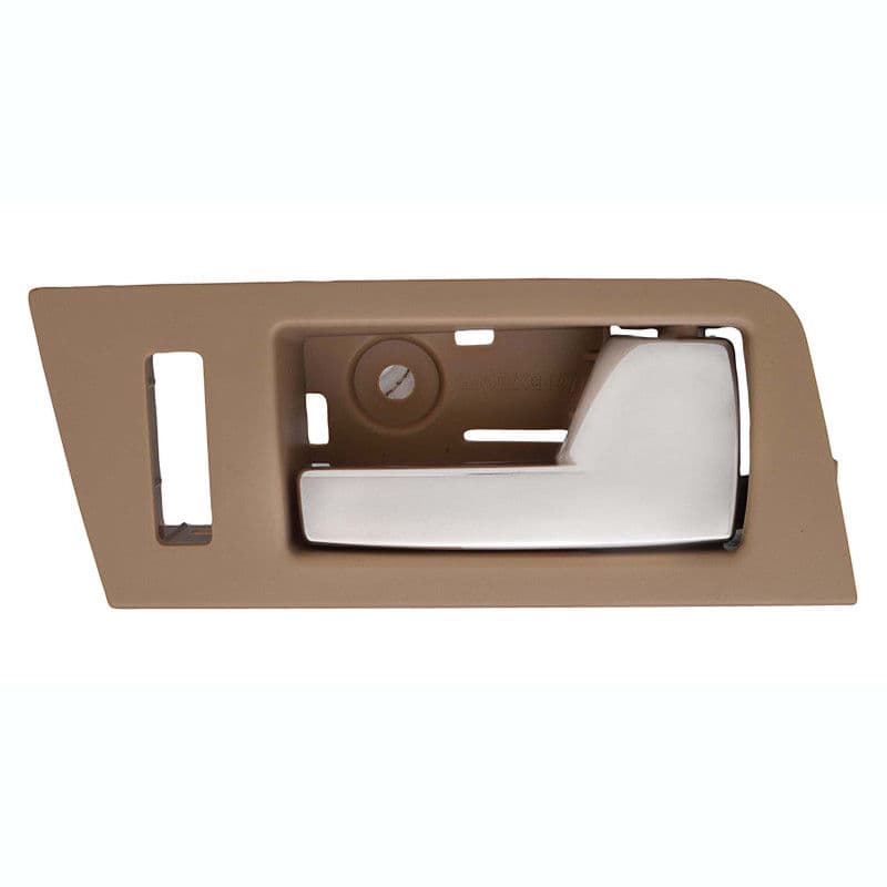Manija Interior Ford Focus Usa Type 2008-2011 Con Hoyo Para Seguro Beige/Cromada Plastico Derecha Delantera Hushan