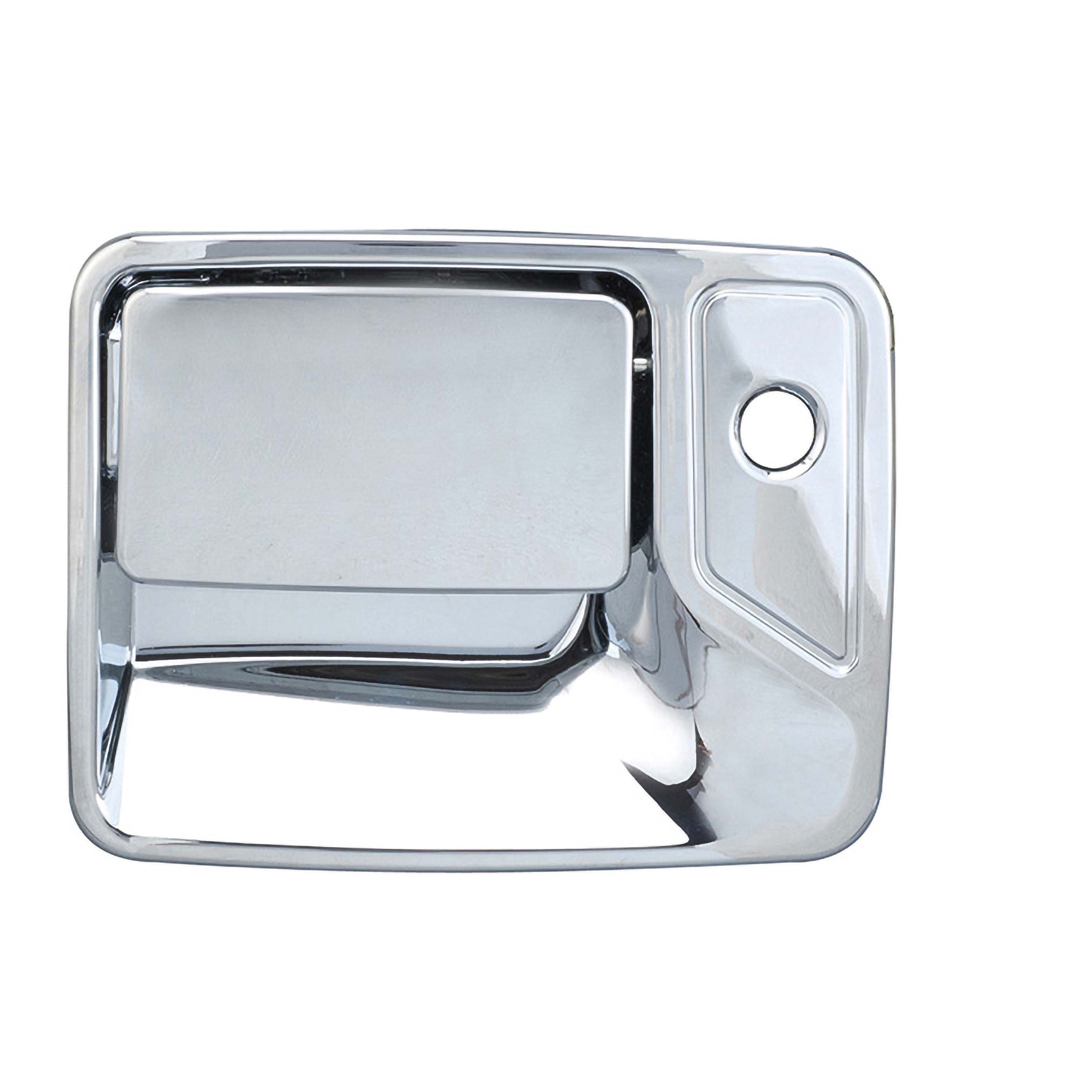 Manija Exterior Ford Super Duty F-250/F-350/F-450/F-550 1999-2016 Con Hoyo Para Llave Cromada Plastico Izquierdo Delantera Hushan