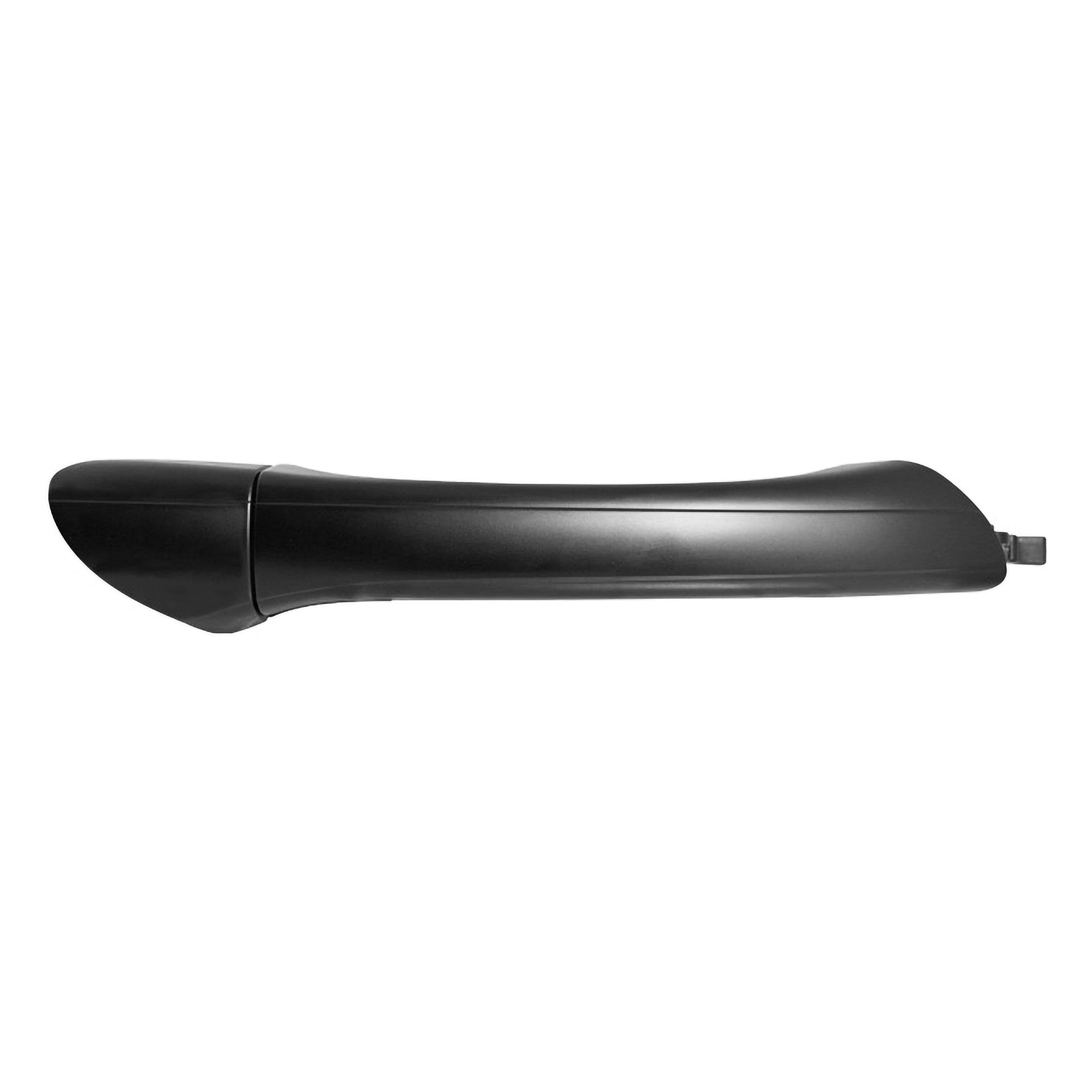 Manija Exterior Mercedes-Benz Clase-C 2000-2007 Sin Hoyo Para Llave/Sin Hoyo Para Sensor Lisa Negra Plastico Derecha Delantera Hushan