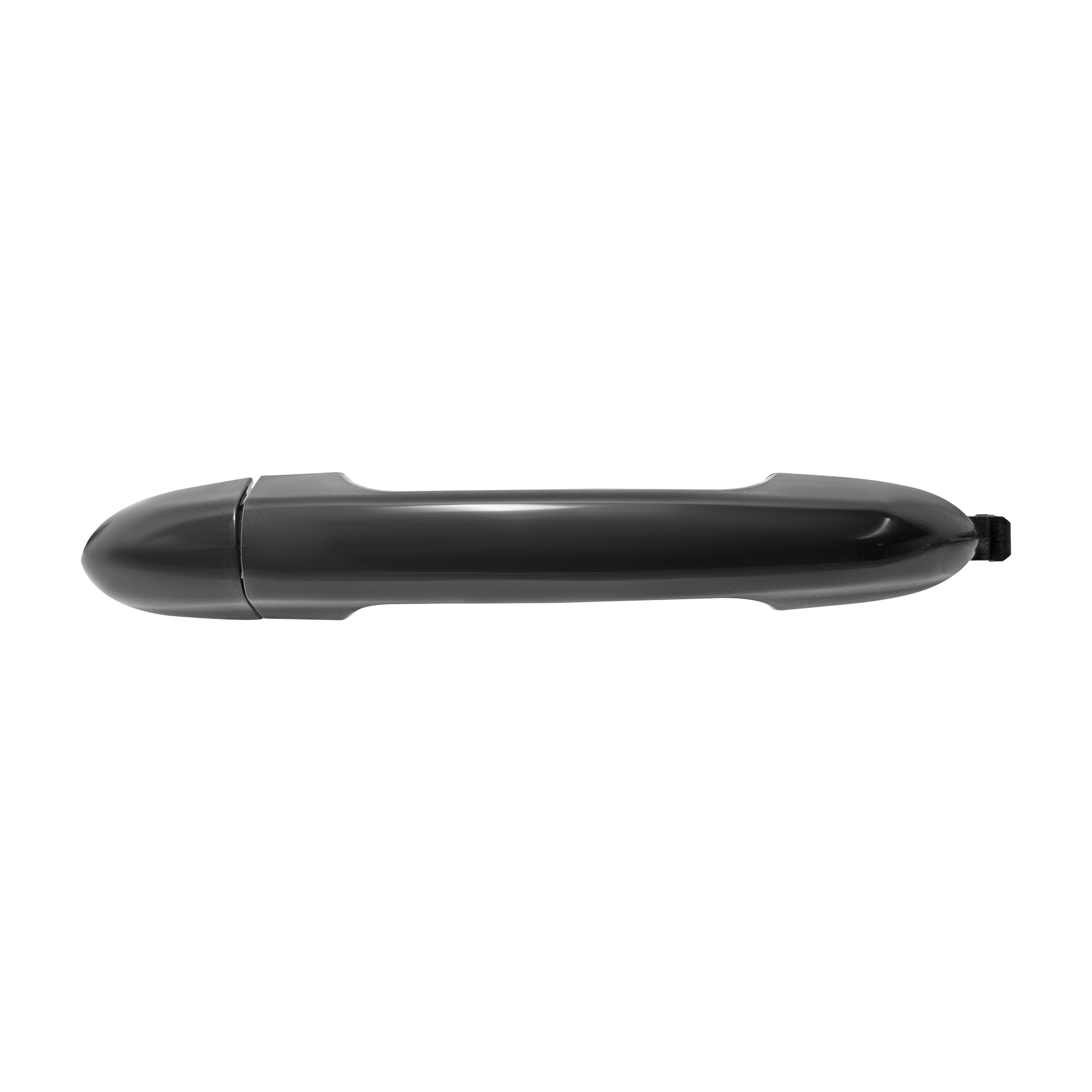 Manija Exterior Kia Rio 2016-2017 Sin Hoyo Para Llave Sin Sensor Lisa Para Pintar Negra Plastico Delantera/Trasera Derecha/Izquierda Delantera Hushan