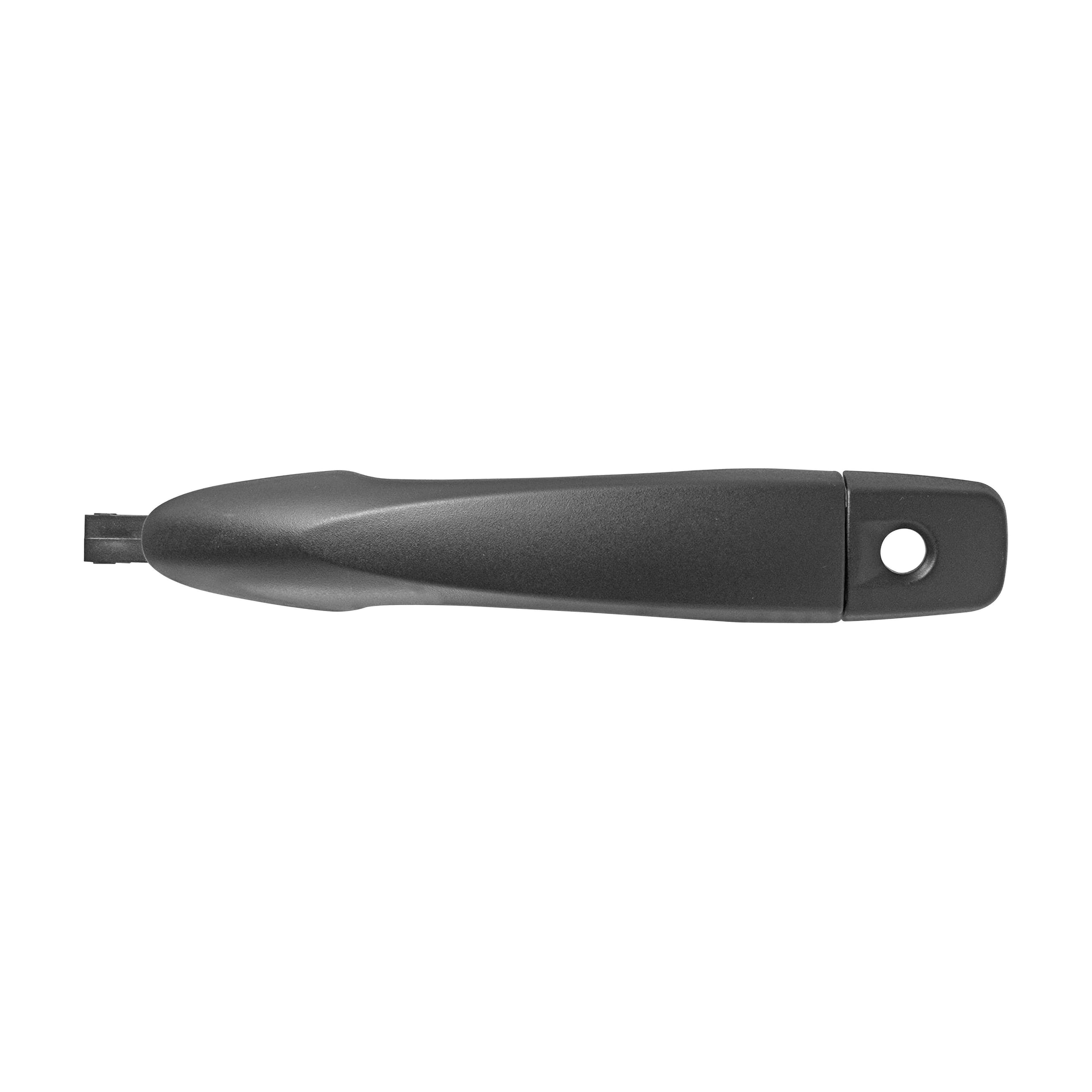 Manija Exterior Nissan Frontier 2016-2025 Con Hoyo Para Llave Sin Sensor Corrugada Negra Plastico Delantera Derecha/Izquierda Hushan