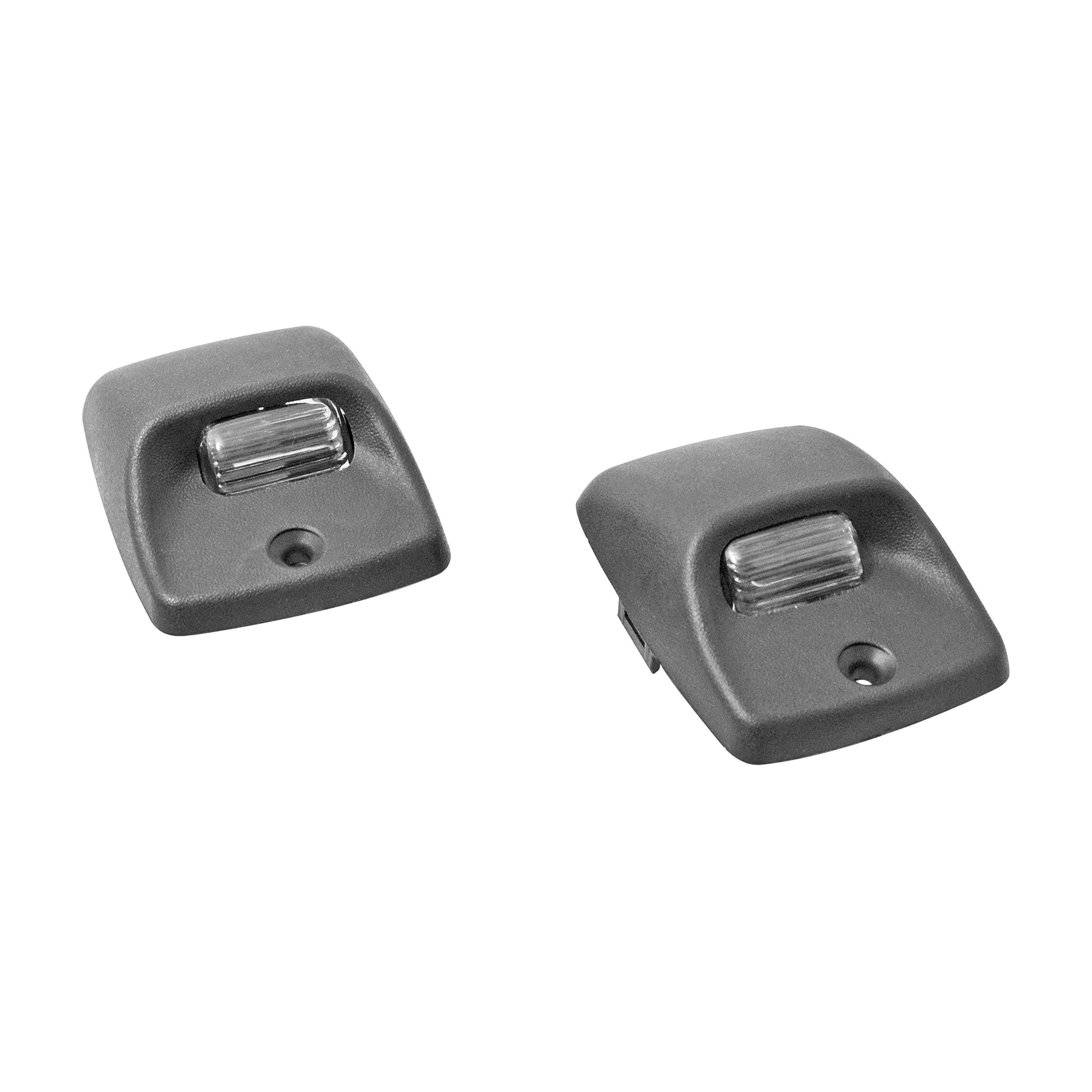 Cubierta Luz De Placa Toyota Tacoma 2005-2015 Negra Trasera Derecha/Izquierda Hushan
