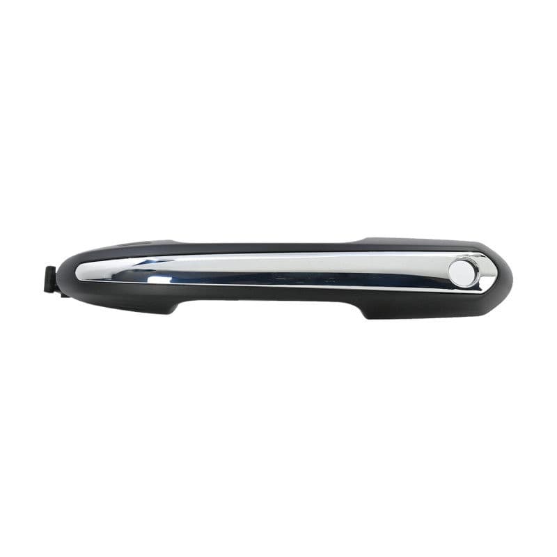 Manija Exterior Toyota Highlander 2020-2025 Con Hoyo Para Llave Con Sensor 1 Pieza 2 Pines Lisa Negra/Cromo Plastico Izquierdo Delantera Hushan
