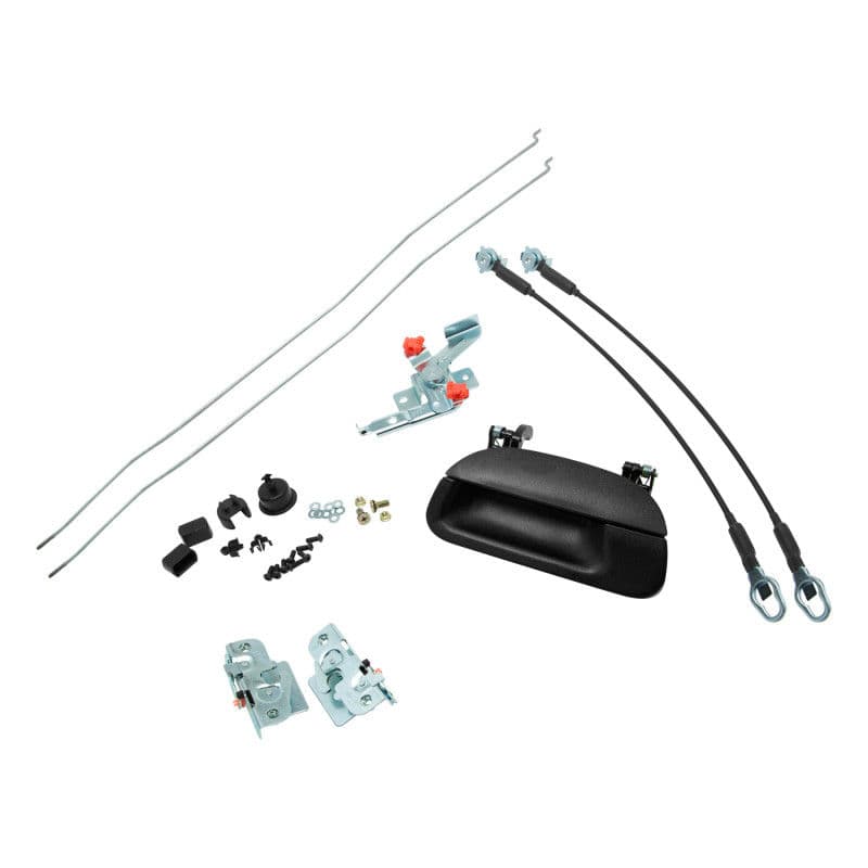 Manija De Tapa Ford Explorer Sport Trac 2001-2005 Sin Hoyo Para Llave Set De Instalacion Corrugada Negro Plastico Hushan