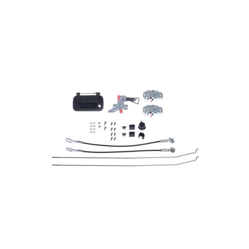 Manija De Tapa Ford Explorer Sport Trac 2006-2010 Con Hoyo Para Llave Y Sin Hoyo Para Camara Set De Instalacion Corrugada Negro Plastico Hushan