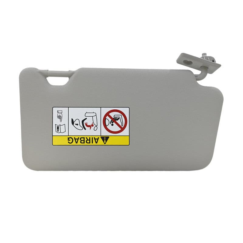 Visera Nissan Versa Americano 2012-2019 Con Espejo Sin Luz Gris Claro Plastico Generica Tipo Original Izquierdo Delantera Generica