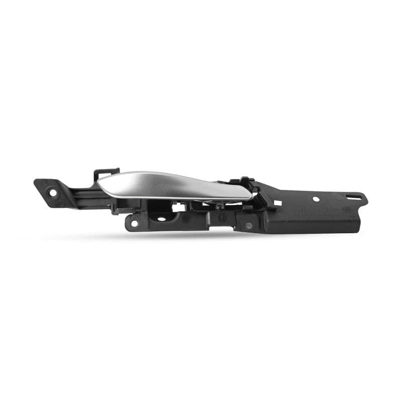 Manija Interior Bmw X5 2007-2013 Con Base 1 Pieza Negro/Plata Plastico Derecha Delantera
