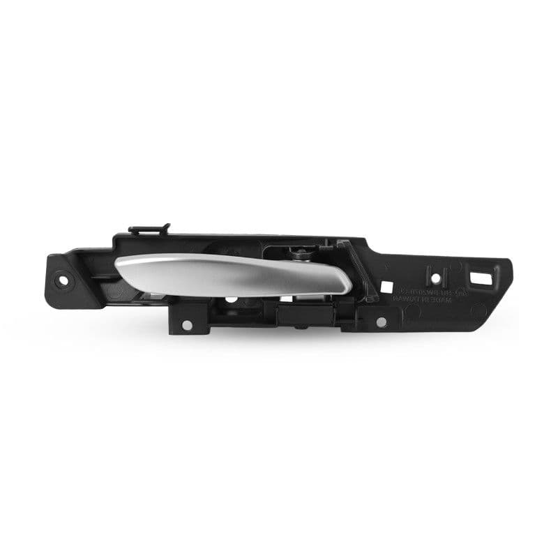 Manija Interior Bmw X5 2007-2013 Con Base 1 Pieza Negro/Plata Plastico Derecha Trasera