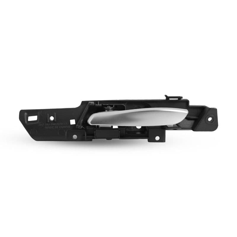 Manija Interior Bmw X5 2007-2013 Con Base 1 Pieza Negro/Plata Plastico Izquierdo Trasera