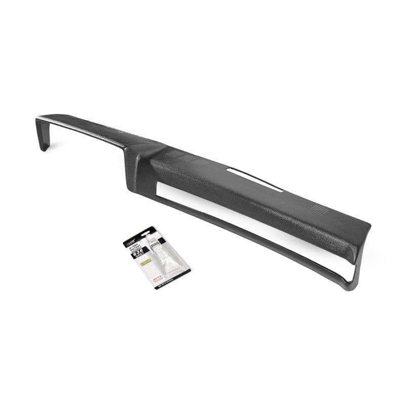 Cubierta De Tablero Chevrolet C10 Pickup 1989-1991 Plastico Con Pegamento Incluido Negra Central/Superior Delantera