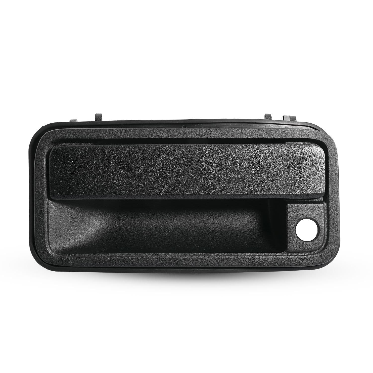 Manija Exterior Chevrolet Silverado 1995-1998 Con Hoyo Para Llave Corrugada Negra Zinc Izquierdo Delantera Hushan
