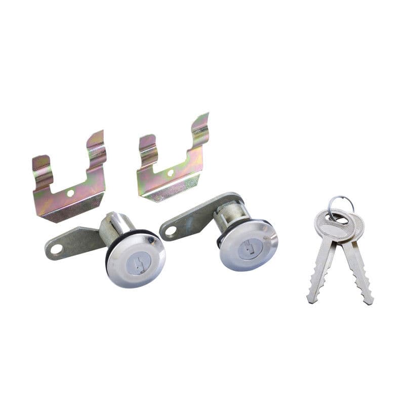 Cilindro Para Puerta Ford Crown Victoria 1987-1988 Con Llave Redonda Juego Metal Cromado Cub