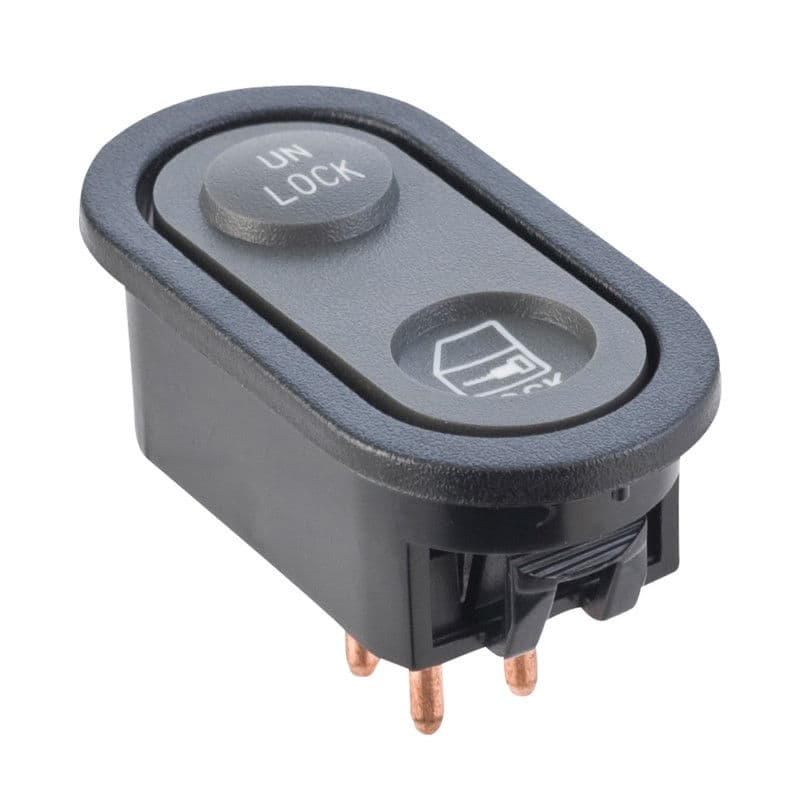 Control Electrico De Seguro Chevrolet Silverado 1992-1994 5 Pines 1 Tecla Gris 12V Tipo Original Tipo Original