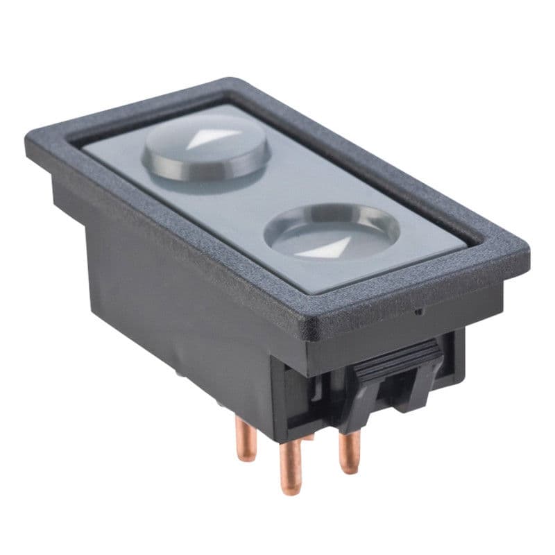 Control Electrico De Elevador Chevrolet Silverado 1992-1994 5 Pines Recto 1 Tecla Gris 12V Cub