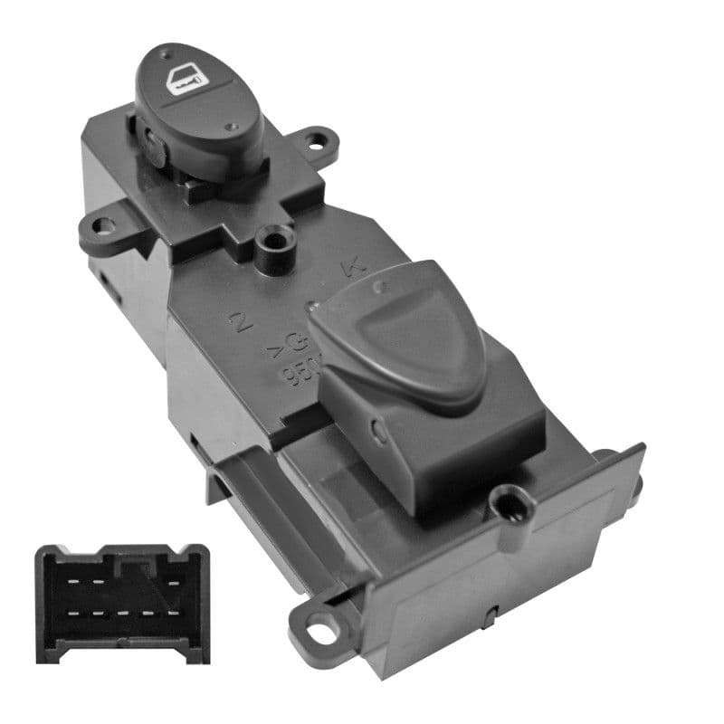 Control Electrico De Elevador Honda Civic 2P Coupe / 4P Sedan 2006-2011 8 Pines 2 Teclas Negro 12V Derecha Delantera Manijauto