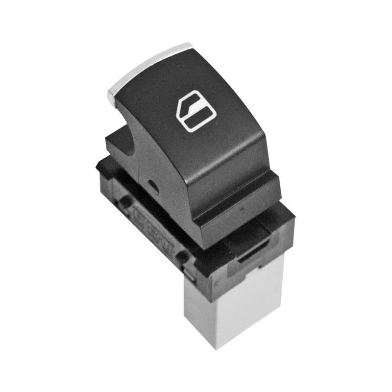 Control Electrico De Elevador Volkswagen Jetta Bicentenario 2011-2018 3 Pines 1 Tecla Negro Filo Plata Compatible Con 4Pins 12V Manijauto