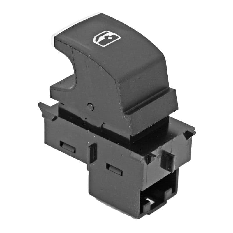 Control Electrico De Elevador Volkswagen Passat 2012-2016 4 Pines 1 Tecla Negro Filo Cromado Compatible Con 3Pins 12V Derecha Delantera Manijauto