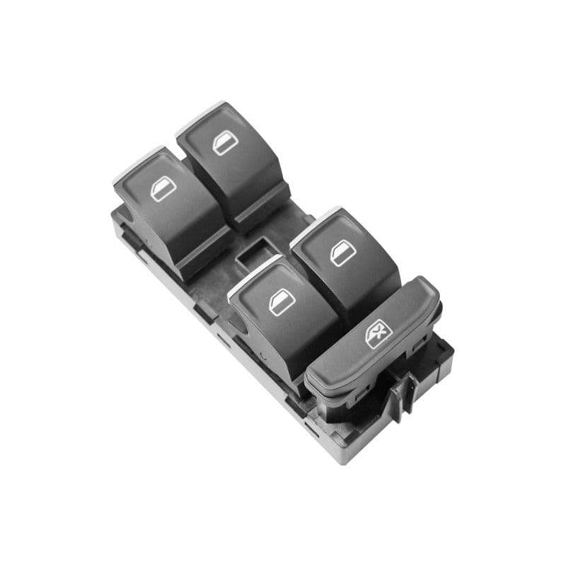 Control Electrico De Elevador Volkswagen Tiguan 2018-2020 8 Pines 5 Teclas Negro Filo Cromado 12V Manijauto