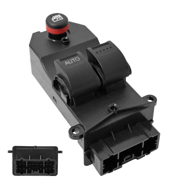 Control Electrico De Elevador Honda Civic 2P Coupe 2001-2005 14 Pines 3 Teclas Negro 12V Manijauto