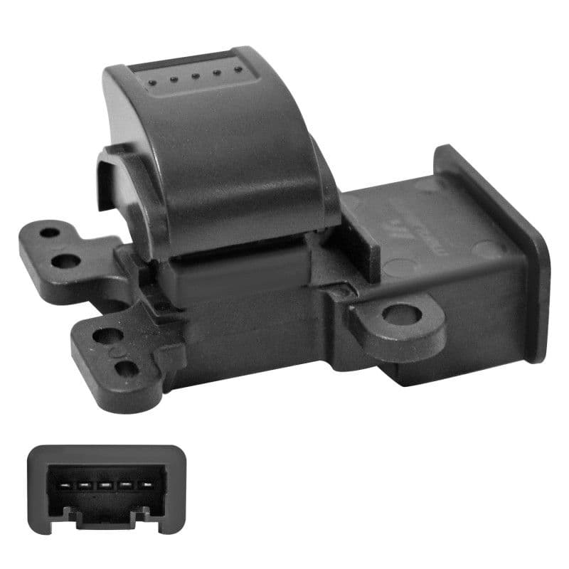 Control Electrico De Elevador Honda Civic 2P Coupe 2001-2005 5 Pines 1 Tecla Negro 12V Derecha Delantera/Trasera Delantera Manijauto