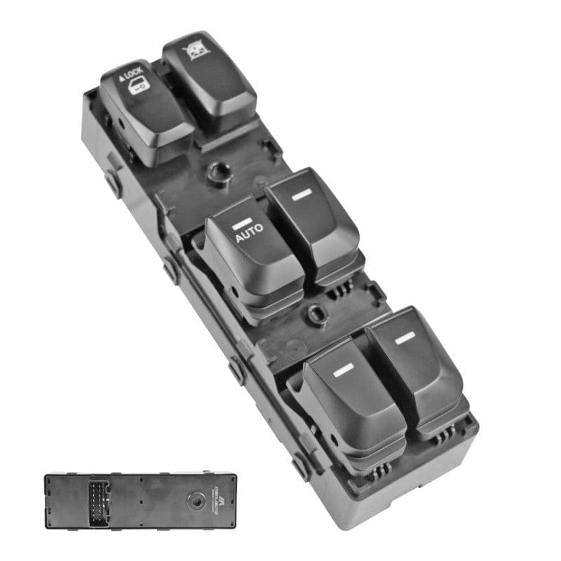 Control Electrico De Elevador Hyundai Ix35 2009-2015 16 Pines 6 Teclas Negro 12V Izquierdo Delantera Manijauto