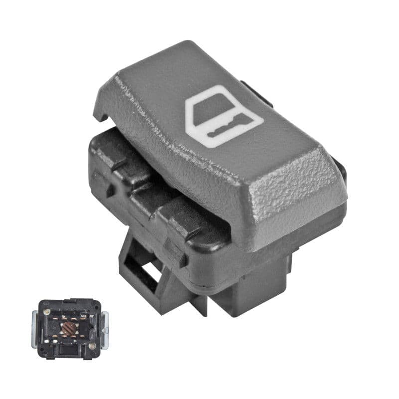 Control Electrico De Seguro Chevrolet Silverado 1995-1998 Sin Bisel 1 Tecla Gris 12V Derecha/Izquierda Cub