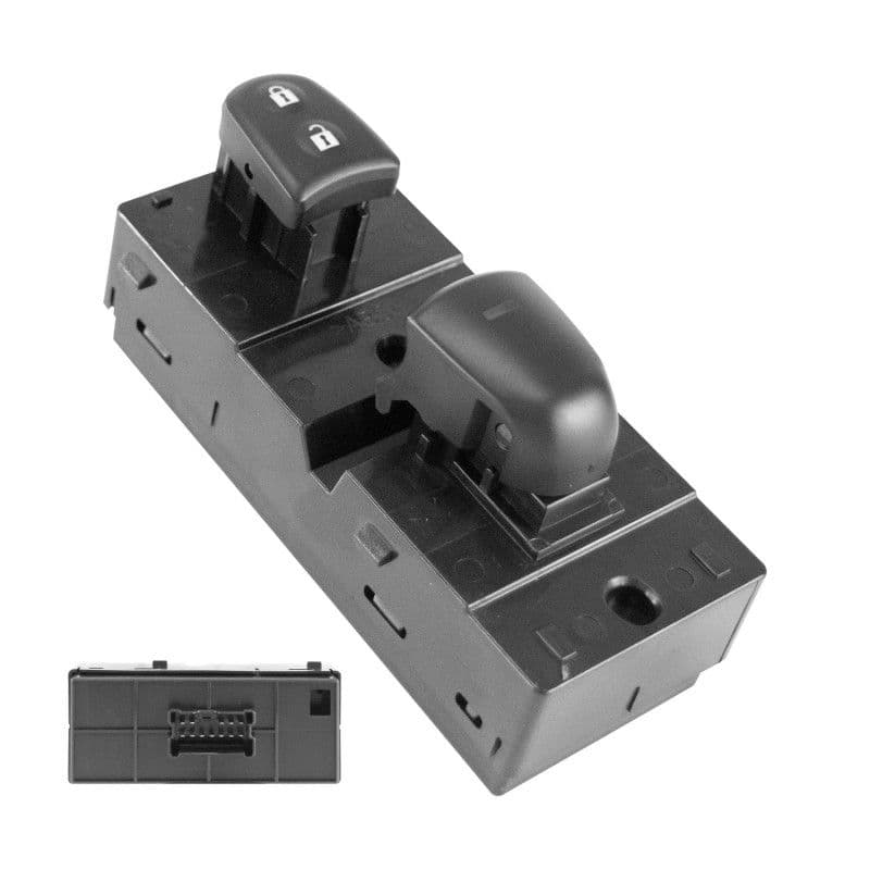 Control Electrico De Elevador Nissan Pathfinder 2013-2017 12 Pines 2 Teclas Negro Filo Negro 12V Derecha Delantera Manijauto