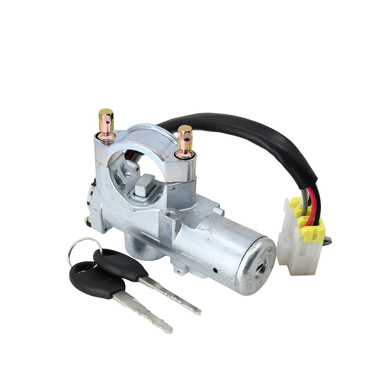 Cilindro De Encendido Nissan Np300 2008-2015 Con Llave 6 Pines Metal Cromado 12V Manijauto