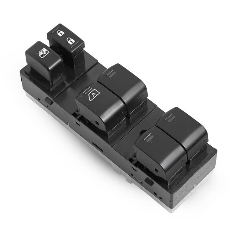 Control Electrico De Elevador Nissan Versa Nacional 2012-2019 Con Luz Ambar En 6 Teclas 6 Teclas Negro Compatible C/Enchufe Original 12V Izquierdo Delantera Manijauto