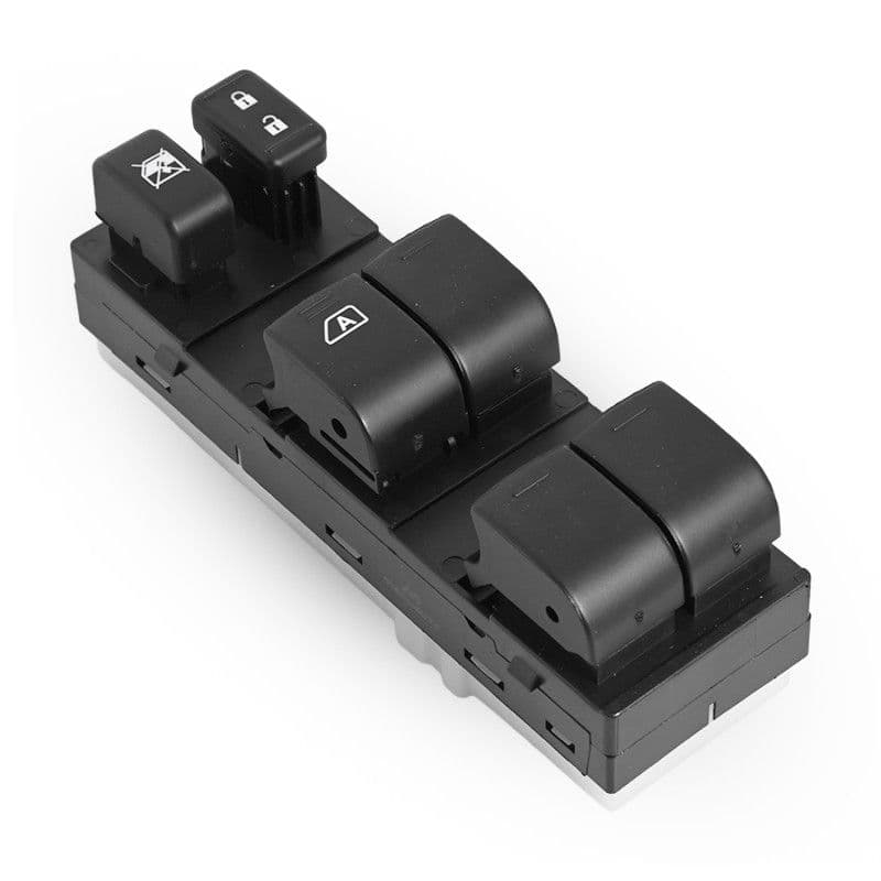 Control Electrico De Elevador Nissan Versa Nacional 2012-2019 Con Luz Ambar Solo Tecla Conductor 6 Teclas Negro Compatible C/Enchufe Original 12V Izquierdo Delantera Manijauto