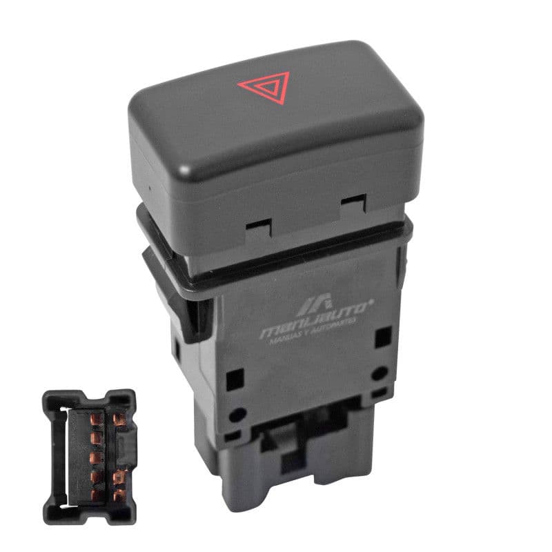 Boton De Intermitentes Nissan Frontier 2001-2004 8 Pines 1 Tecla Negro 12V Manijauto