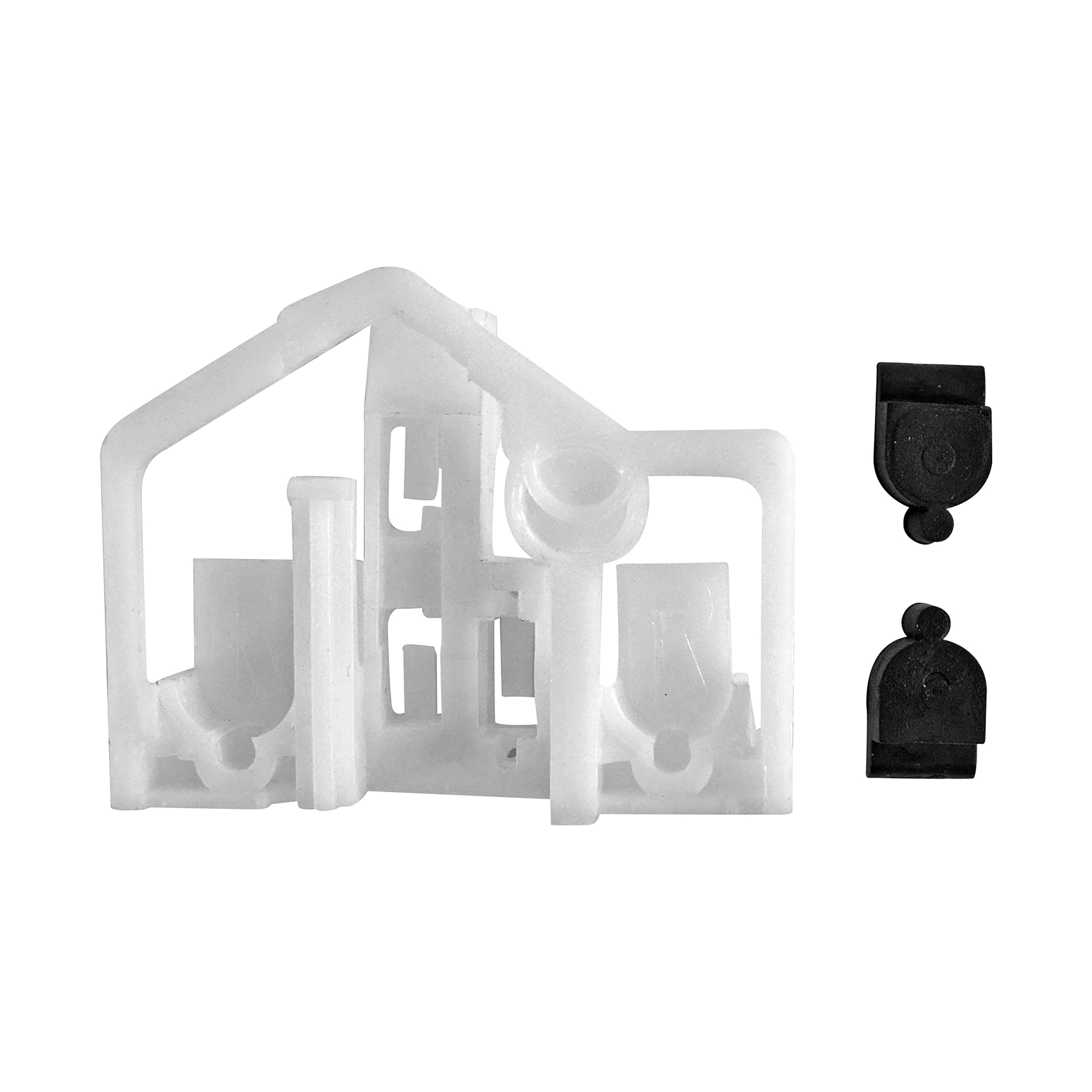 Repuesto De Elevador Ford Ecosport 2004-2007 Base Corredera 1 Pieza Blanco Plastico Generica Derecha Trasera Generica
