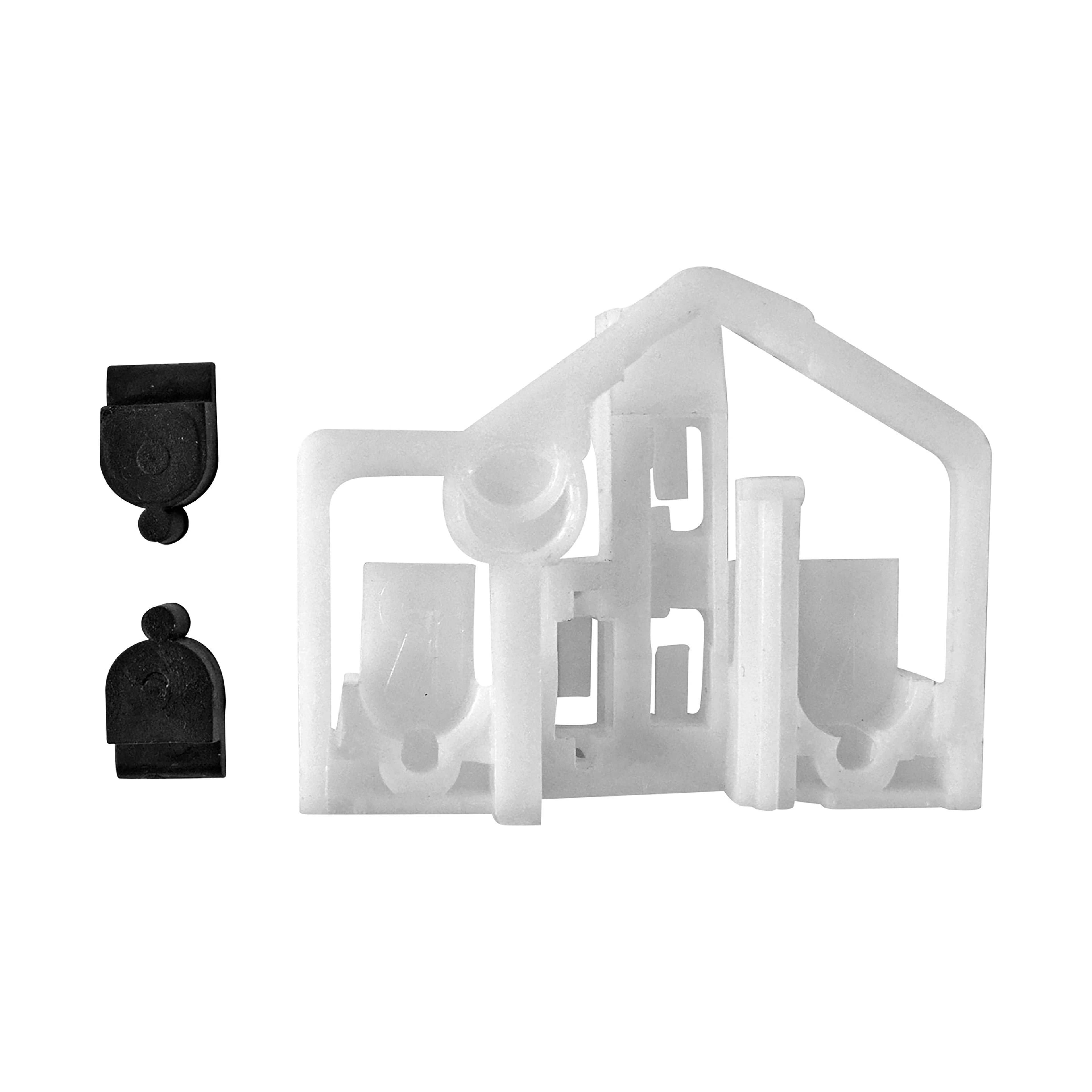 Repuesto De Elevador Ford Ecosport 2004-2007 Base Corredera 1 Pieza Blanco Plastico Generica Izquierdo Trasera Generica