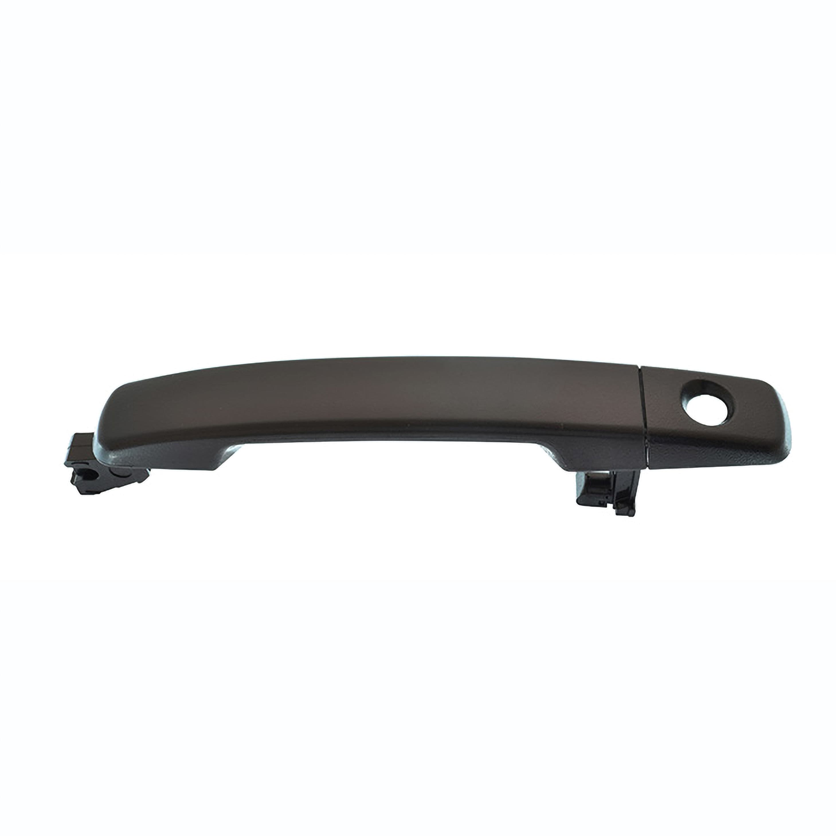 Manija Exterior Nissan Frontier 2005-2015 Con Hoyo Para Llave Corrugada Negra Plastico Izquierdo Delantera Hushan