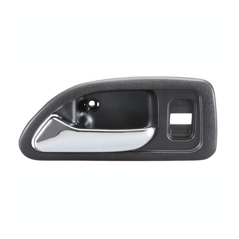 Manija Interior Honda Accord 4P Sedan 1994-1997 Con Hoyo Para Seguro Negra/Cromo Plastico Izquierdo Delantera Hushan