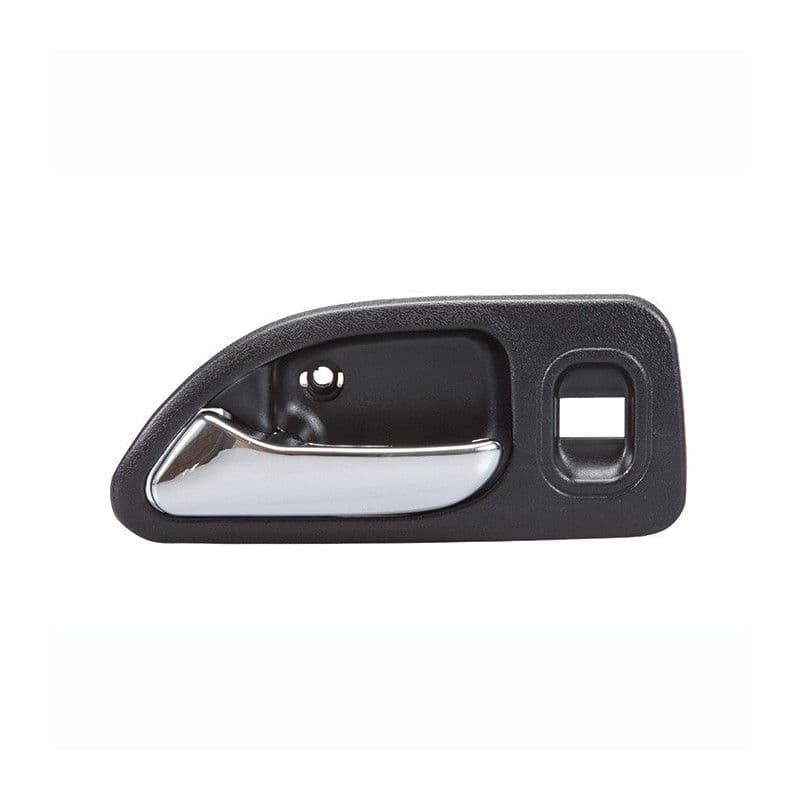 Manija Interior Honda Accord 4P Sedan 1994-1997 Con Hoyo Para Cristal Negra/Cromo Plastico Izquierdo Trasera Hushan