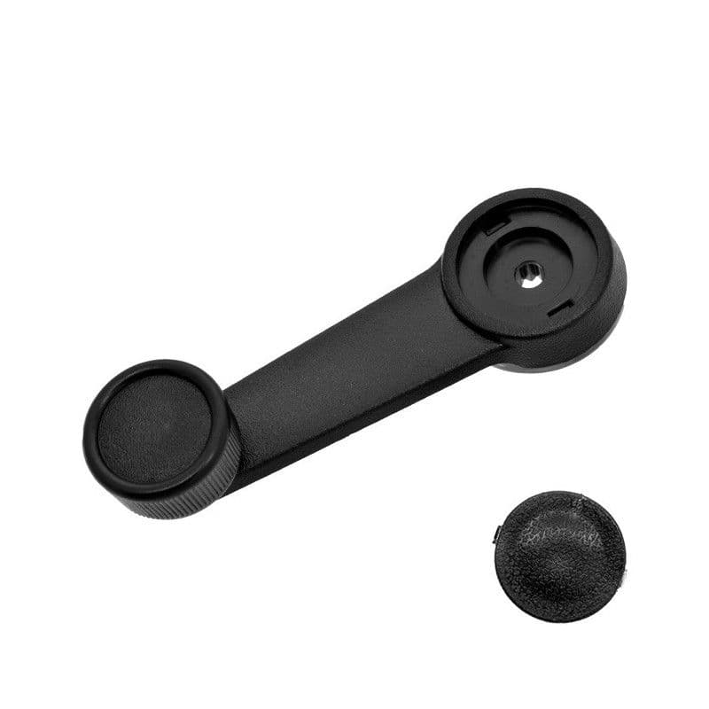 Manija De Elevar Mazda 929 1980-1986 Negra Plastico Negro Hushan