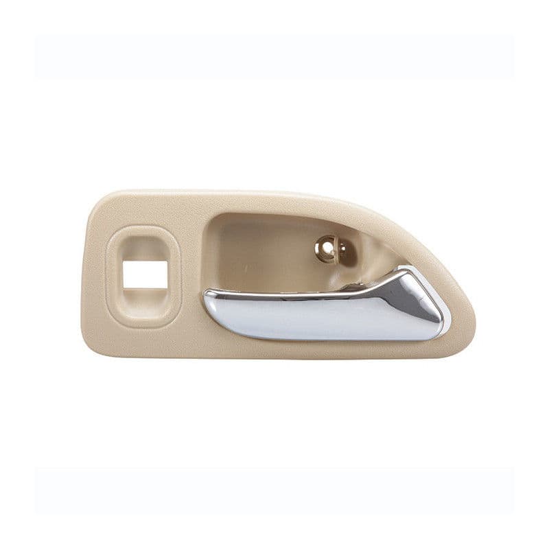 Manija Interior Honda Accord 4P Sedan 1994-1997 Con Hoyo Para Cristal Beige/Cromada Plastico Derecha Trasera Hushan