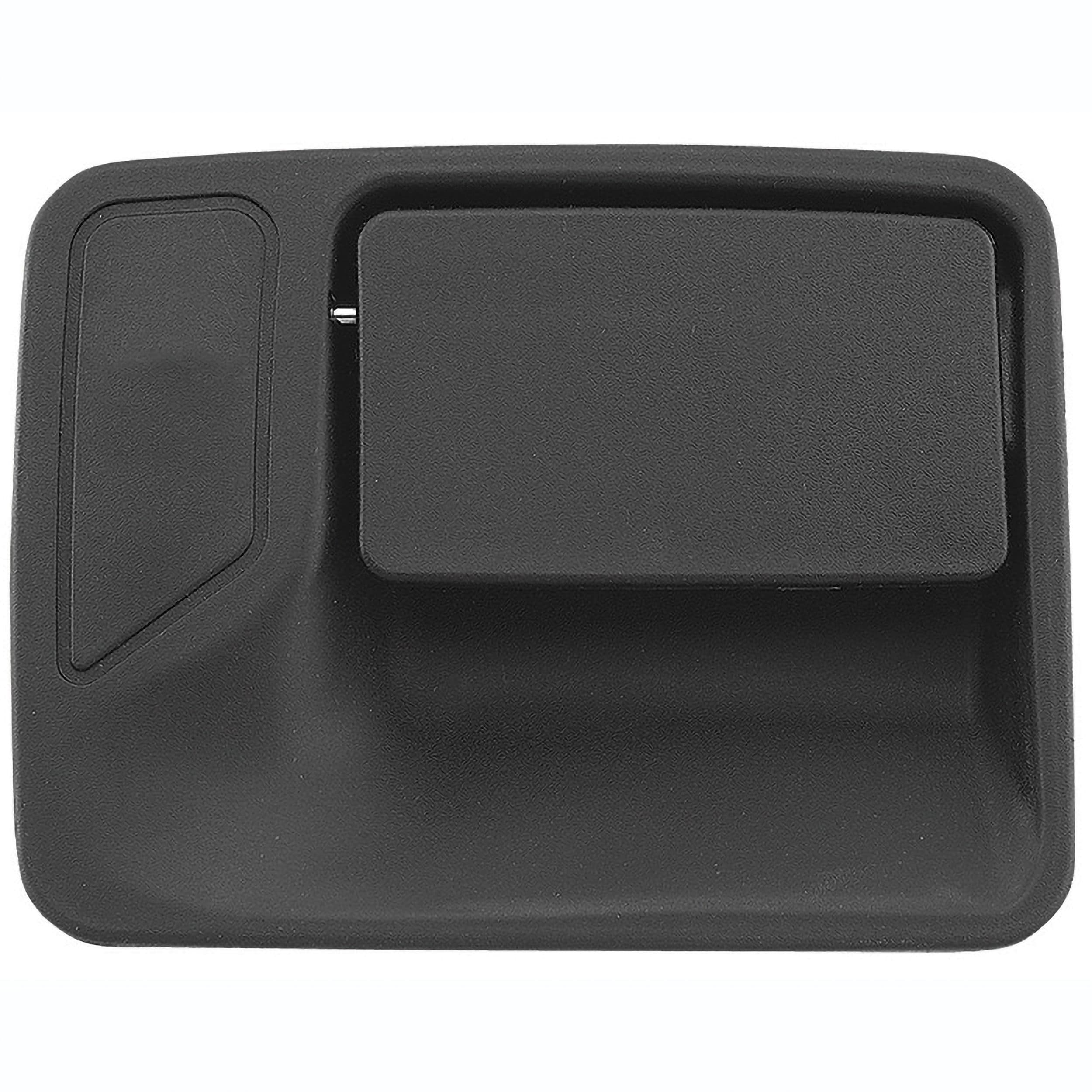 Manija Exterior Ford Super Duty F-250/F-350/F-450/F-550 1999-2016 Sin Hoyo Para Llave Corrugada Negra Plastico Derecha Delantera/Trasera Delantera Hushan