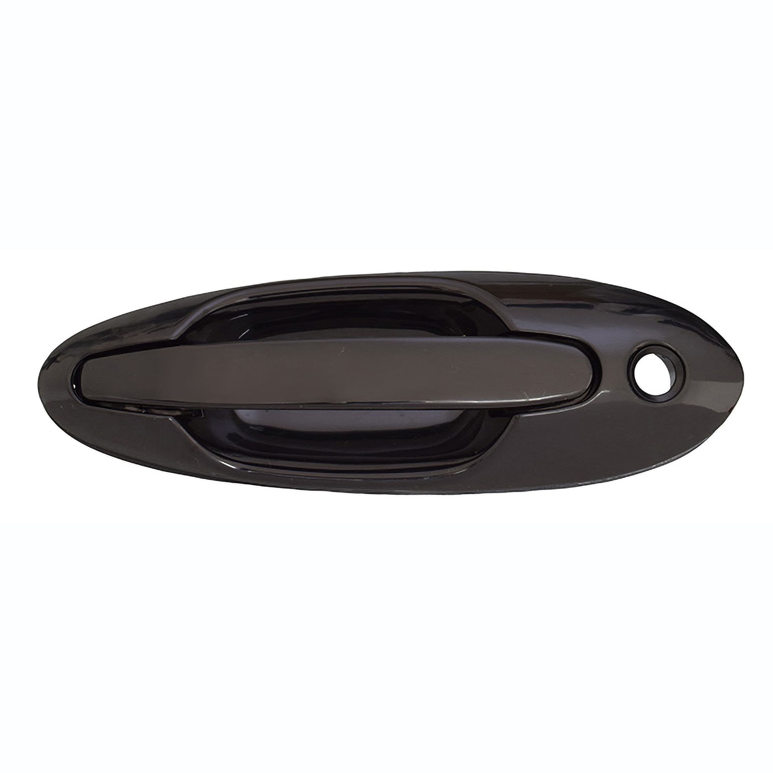 Manija Exterior Hyundai Sonata 1999-2001 Con Hoyo Para Llave Negra Plastico Izquierdo Delantera Hushan