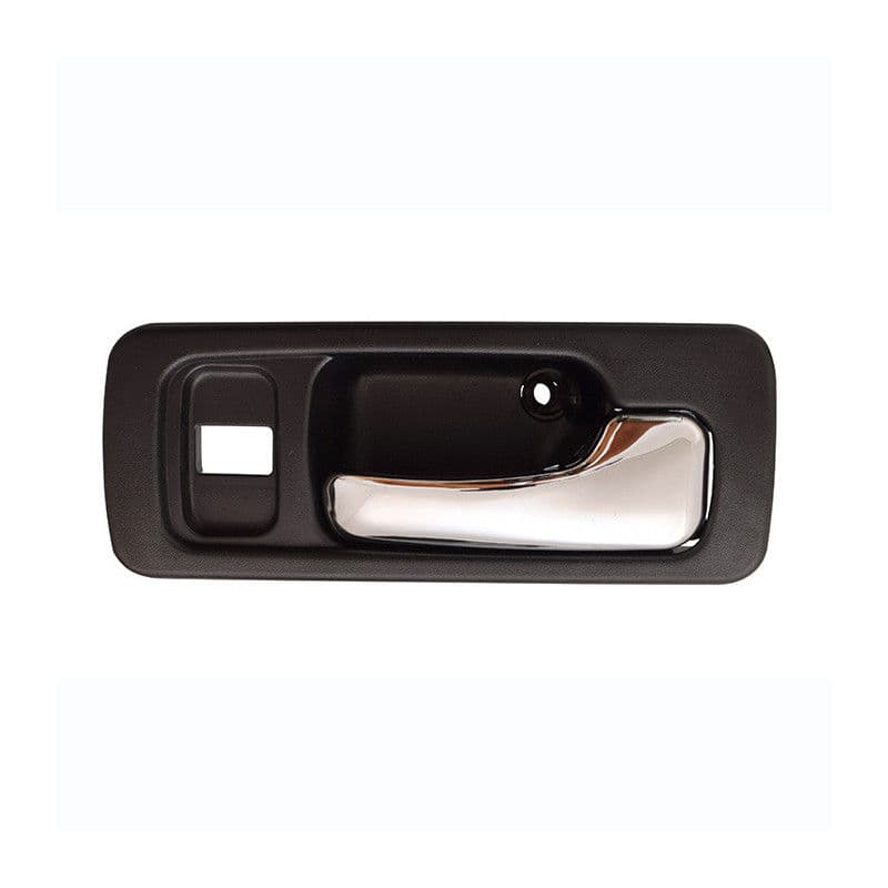 Manija Interior Honda Accord 4P Sedan 1990-1993 Con Hoyo Para Seguro Negra/Cromo Plastico Derecha Delantera Hushan