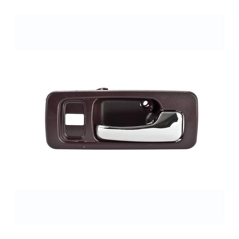Manija Interior Honda Accord 4P Sedan 1990-1993 Con Hoyo Para Seguro Tinto/Cromo Plastico Derecha Delantera Hushan