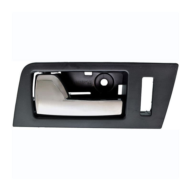 Manija Interior Ford Focus Usa Type 2008-2011 Con Hoyo Para Seguro Negra/Cromo Plastico Izquierdo Delantera Hushan