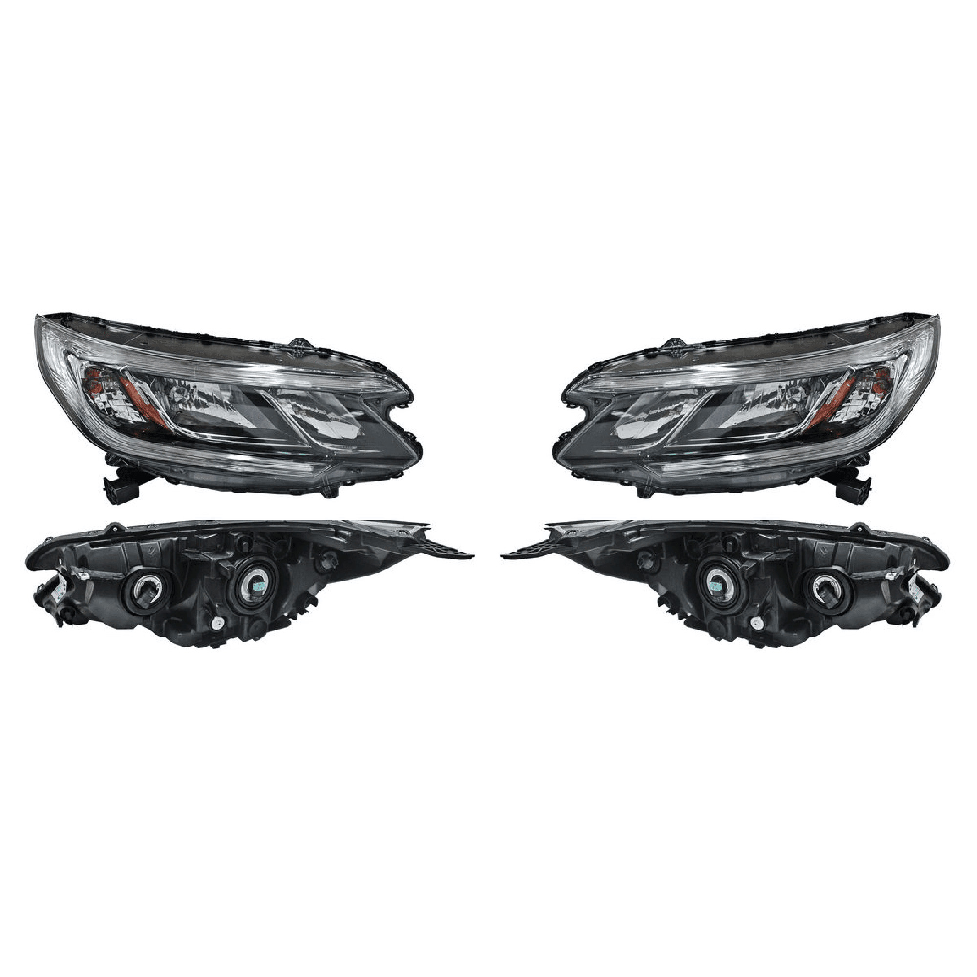 Par Faros Honda Crv 2015-2016 Sin Luz De Dia