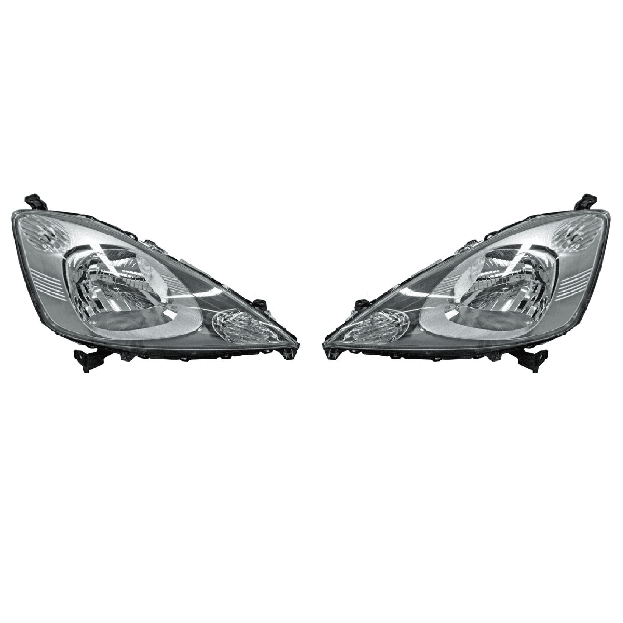 Par Faros Honda Fit 2009-2012 Fondo Negro
