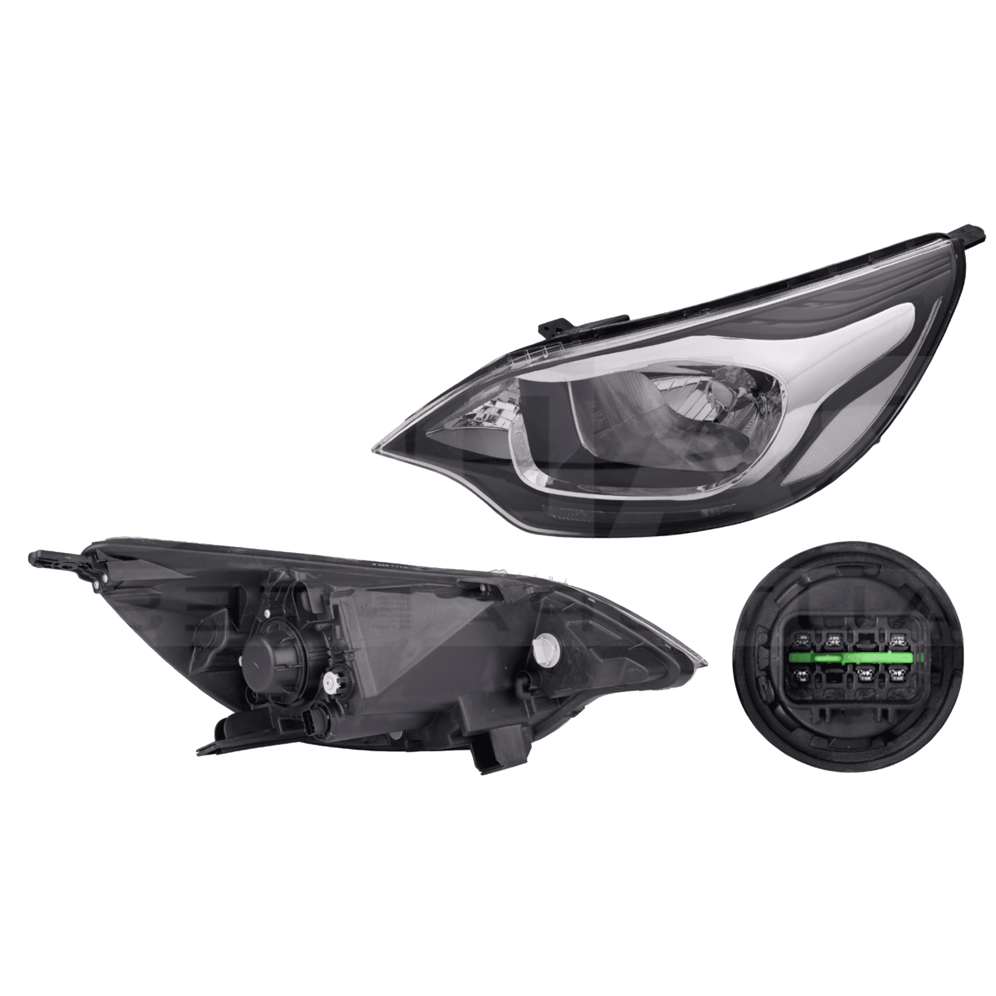 Faro Izquierdo Kia Rio 2012-2016 4 Puertas Electrico/Manual Sin Foco Con Leds Depo