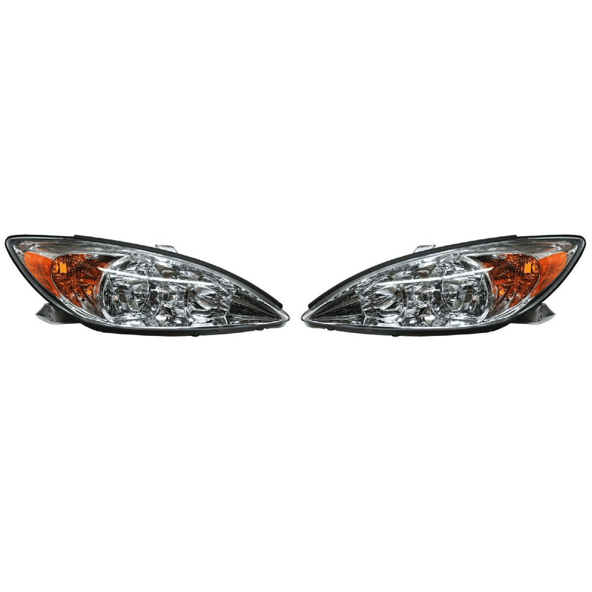 Par Faros Toyota Camry 2002-2004 Fondo Cromado