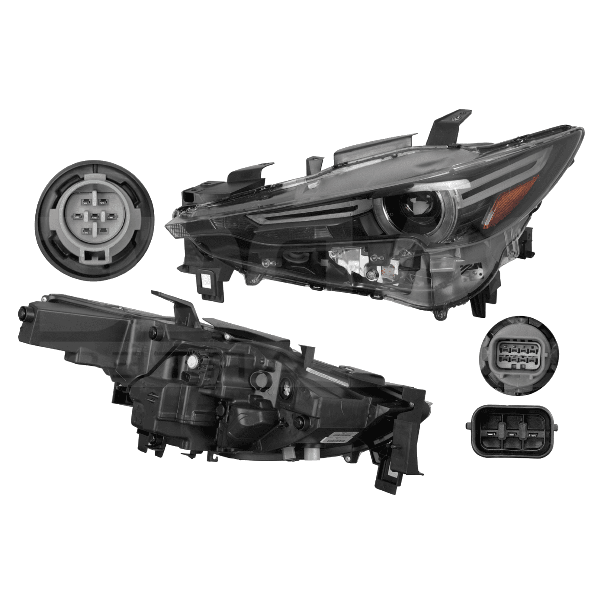 Faro Izquierdo Mazda Cx-5 S Grand Touring 2018-2021 Con Funcion De Luz Adaptativa Depo