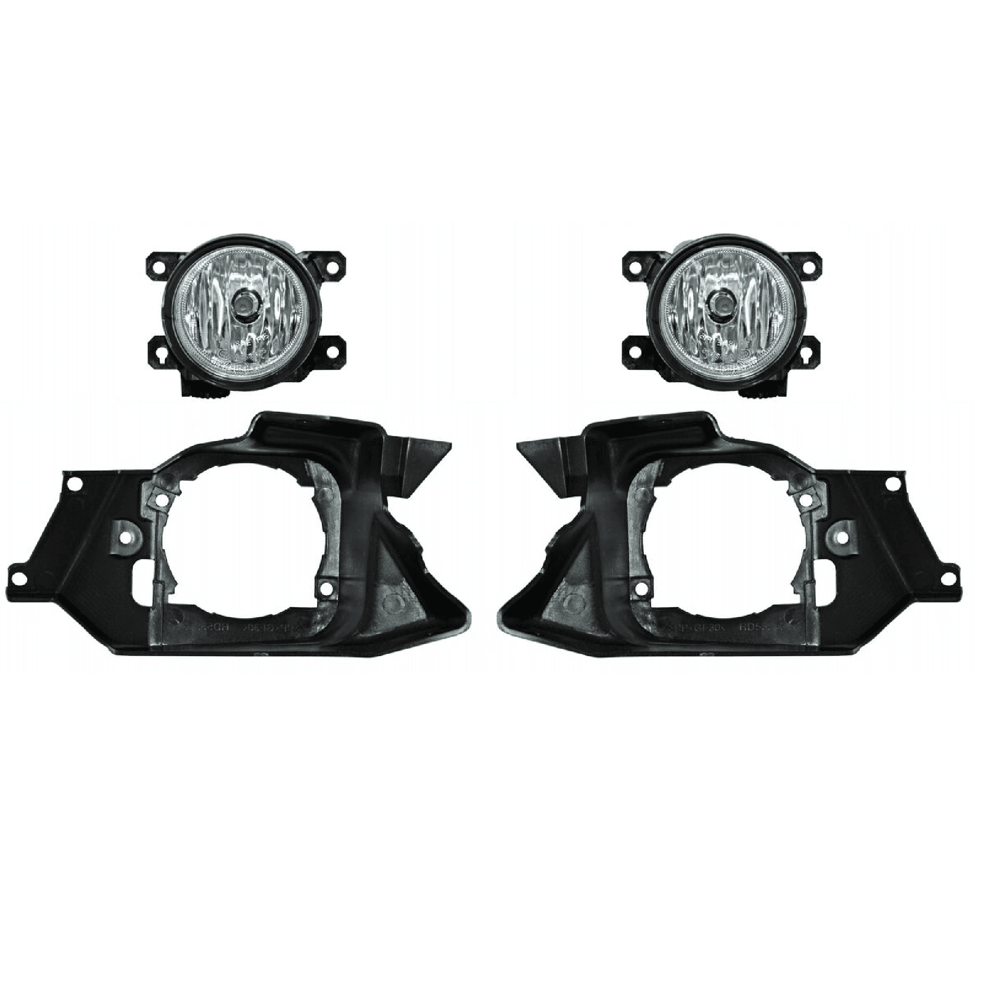 Par Faros Niebla Honda Crv 2012-2014 Con Base