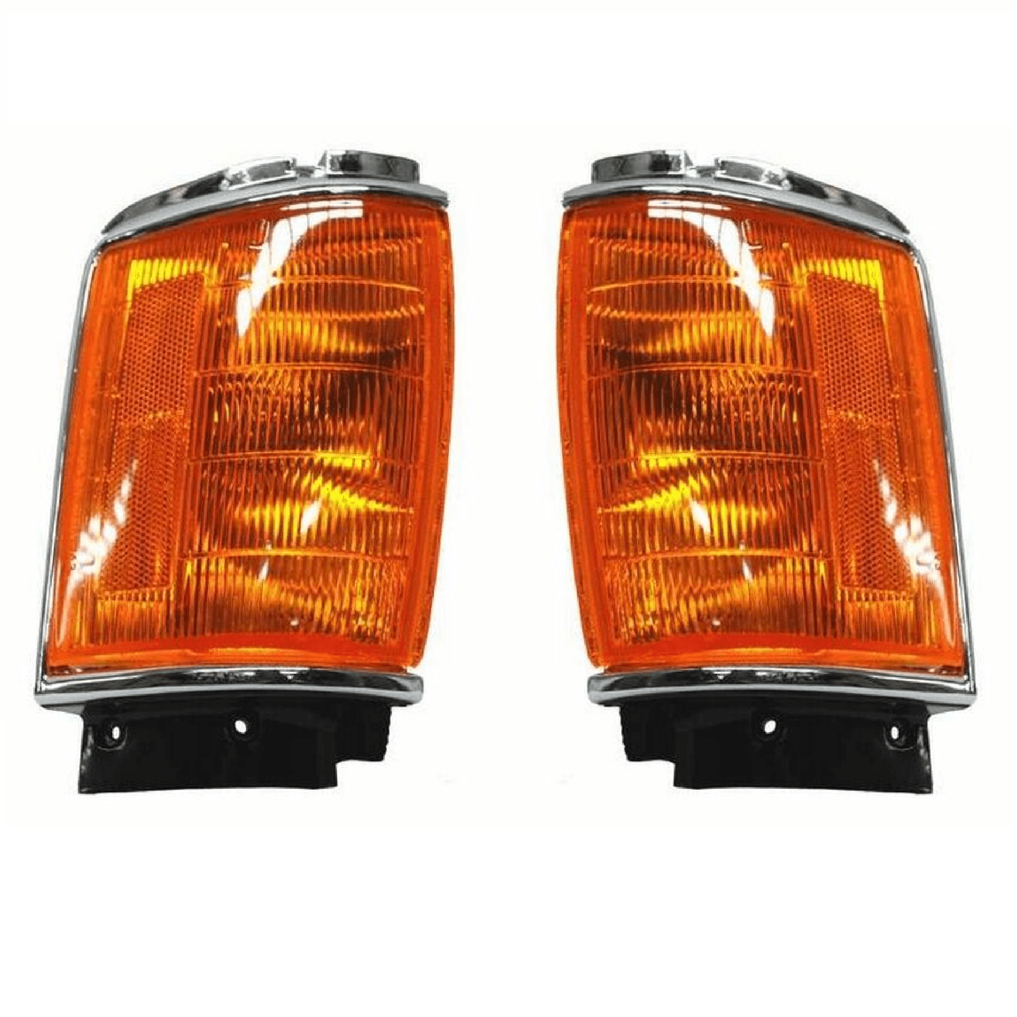 Par Cuartos Punta Toyota Pickup 1984-1988 2Wd/ 4Runner 1984-1986 Ambar Cromada